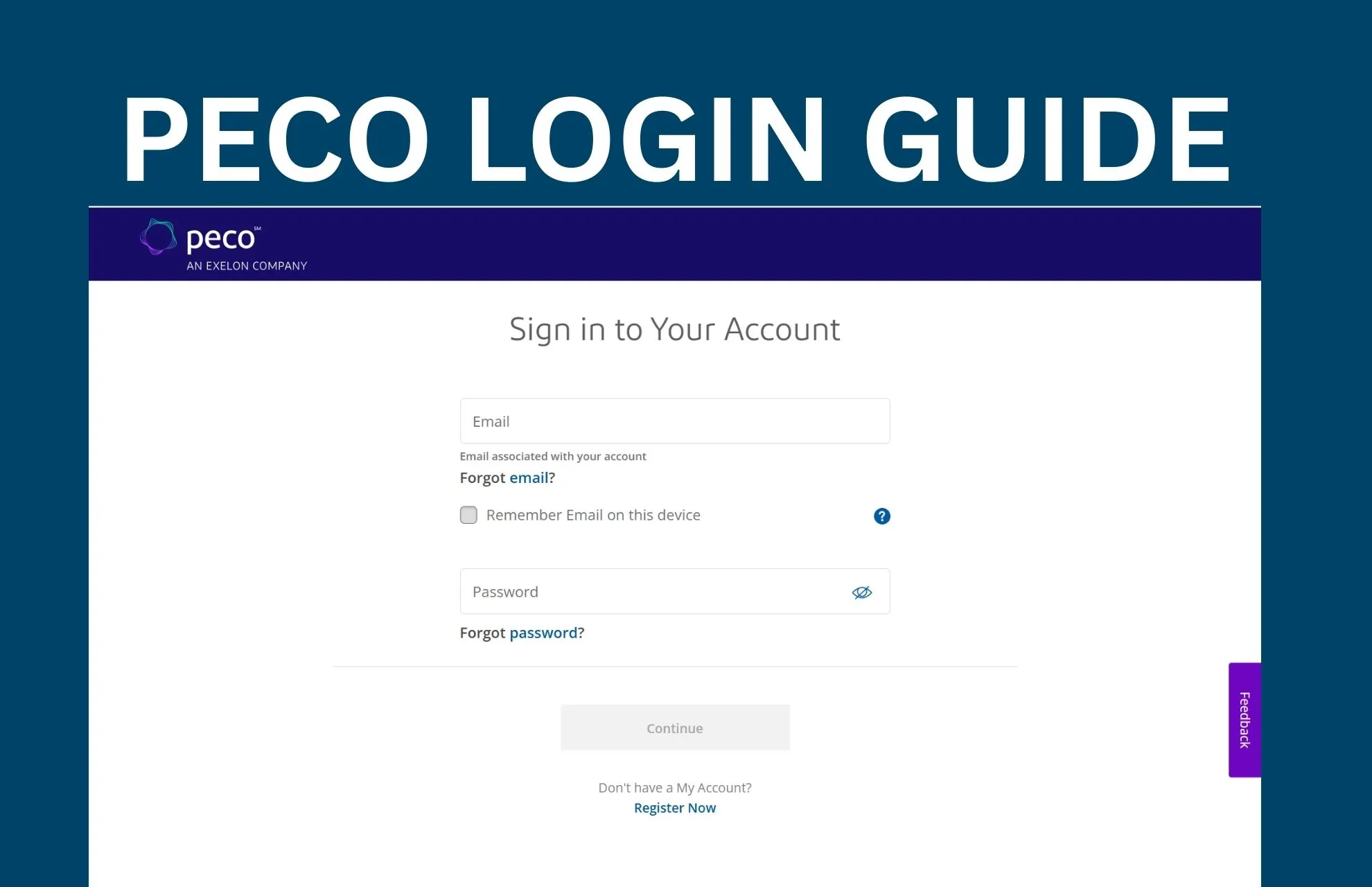 PECO Login Guide