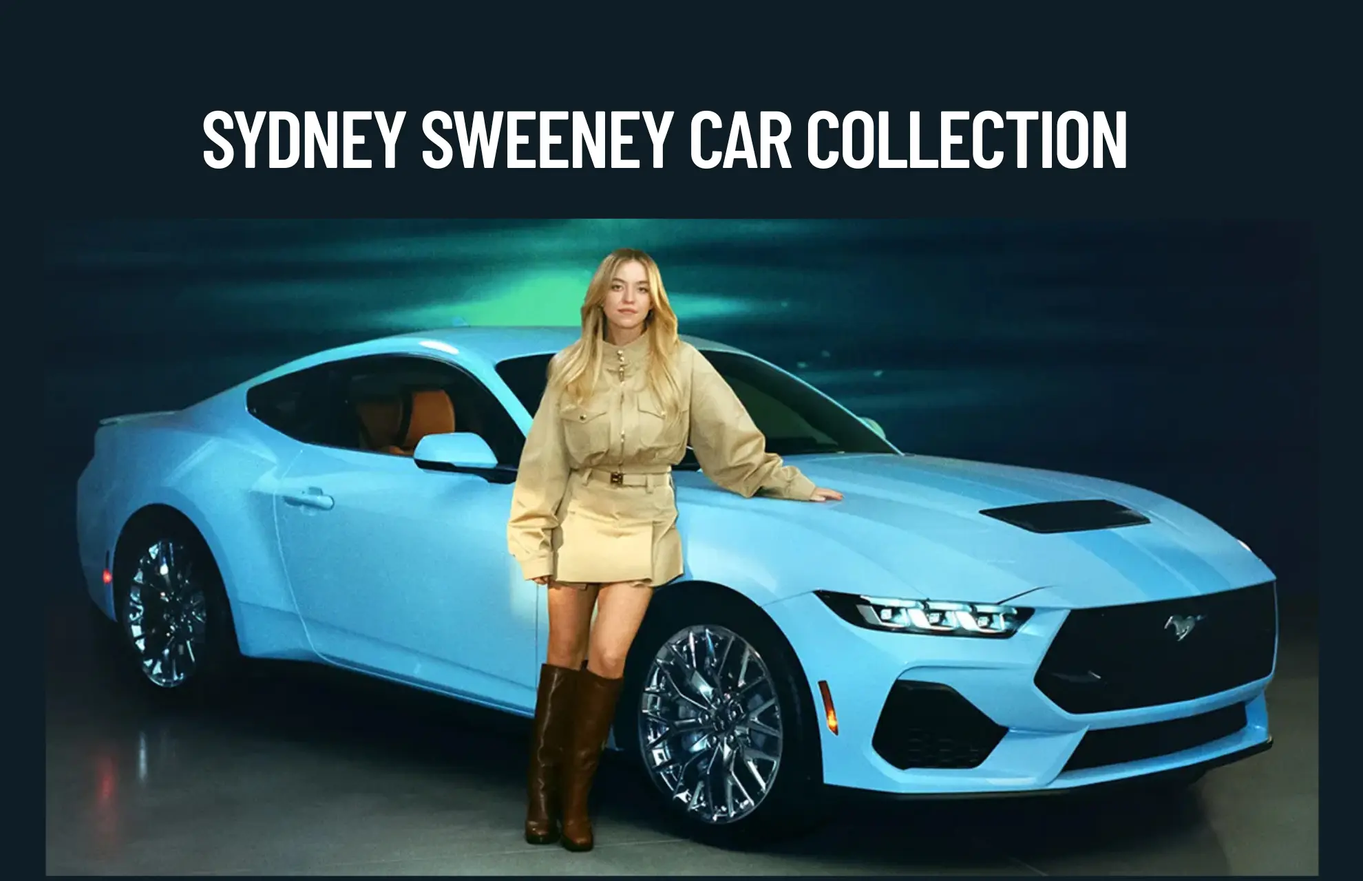 sydney sweeney car collection